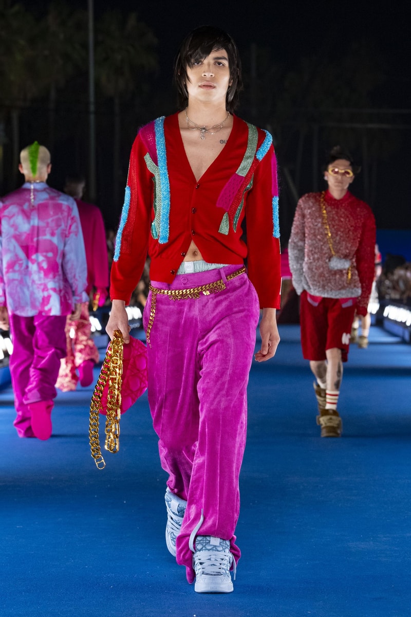 DIOR Spring 23 show Kim Jones ERL Saddle Bag