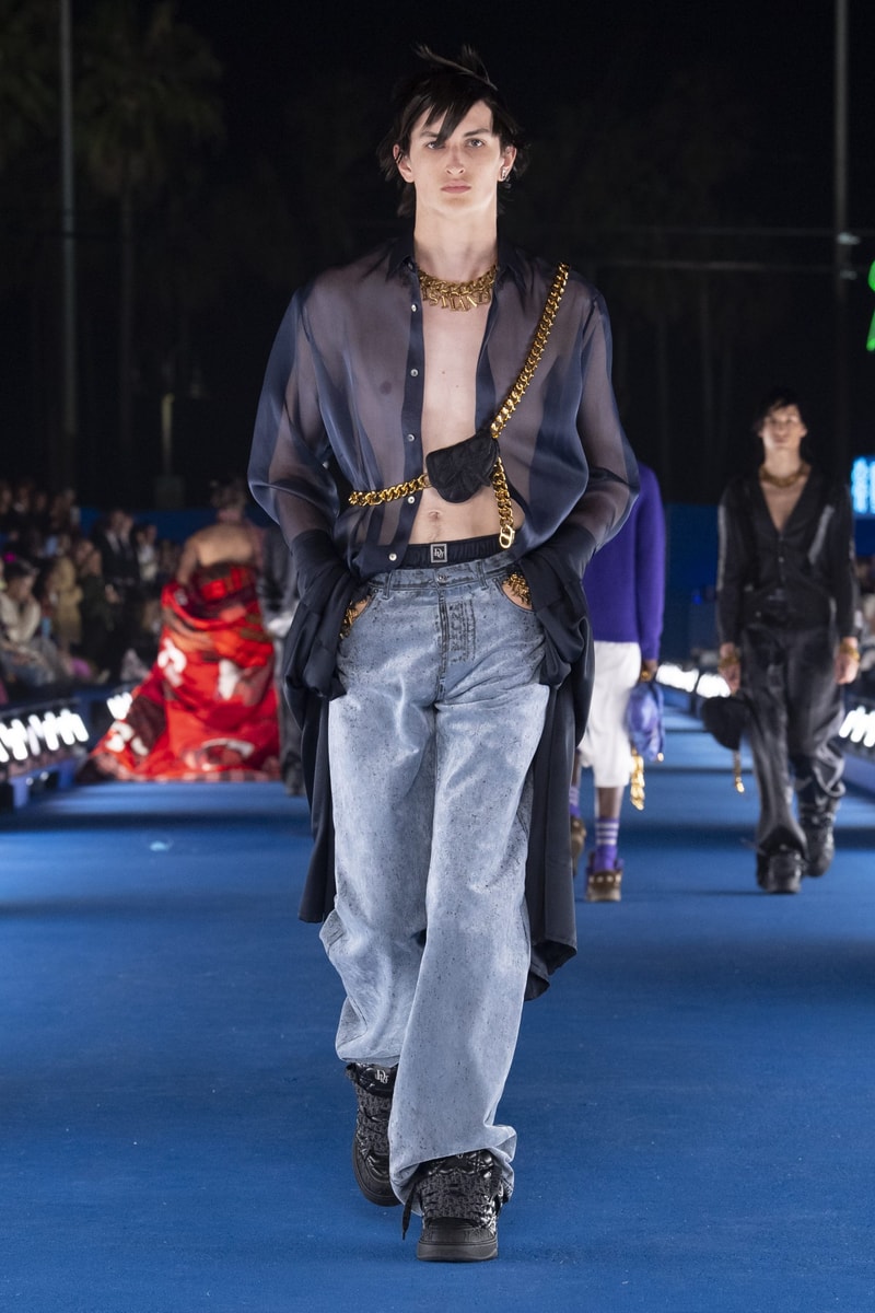 DIOR Spring 23 show Kim Jones ERL Saddle Bag