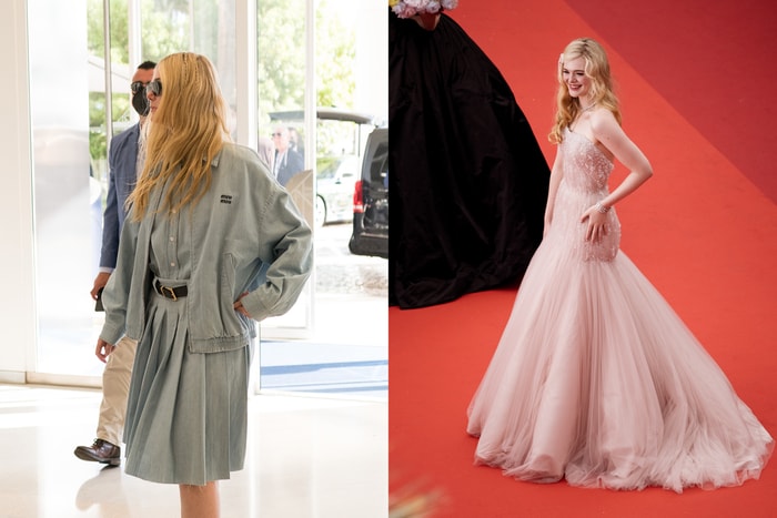 坎城紅毯模範生:Elle Fanning 第一套禮服,還有搭飛機的 Miu Miu Look!