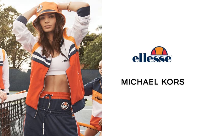 Emily Ratajkowski Michael Kors ellesse collab 2022 release
