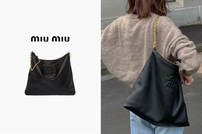 擋不了的 Miu Miu 浪潮:全新皮革肩背包,大一號尺寸令人心動!