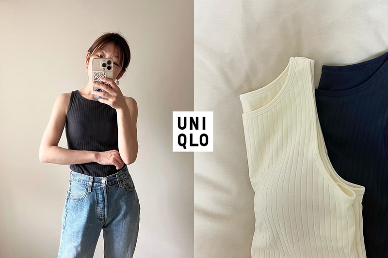 Uniqlo American Sleeve Cropped Bra Tank Top