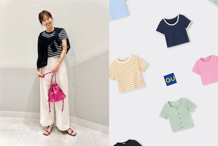 貼心如 GU:夏天必備的短版上衣,一口氣準備了 3 種不同衣長版本!