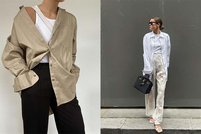 任何人也能駕馭的慵懶系穿搭!看看時尚博主如何以襯衫當外套穿出格調