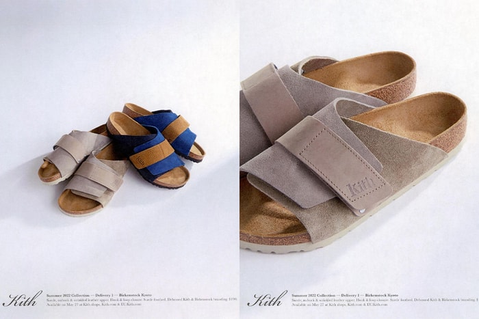 夏日的慵懶格調：Birkenstock X KITH 雙色 Kyoto 涼鞋被時尚女孩瞄準！