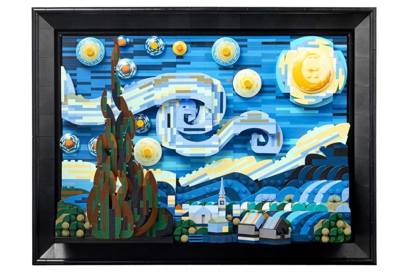 lego Vincent van Gogh The Starring Night display 3D where buy price 