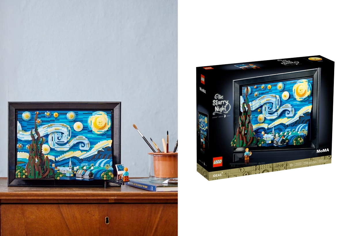lego Vincent van Gogh The Starring Night display 3D where buy price
