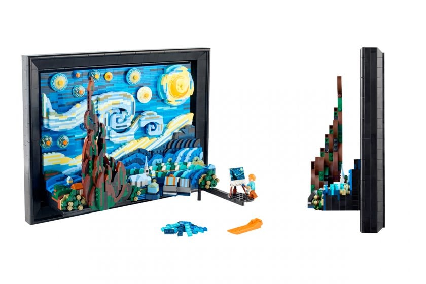 lego Vincent van Gogh The Starring Night display 3D where buy price 