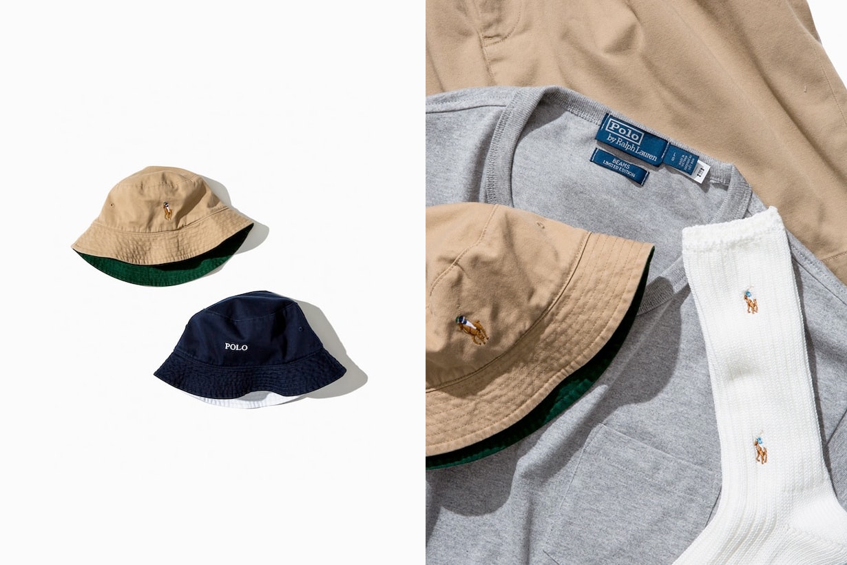 beams polo ralph lauren big collection items 2022 reveal socks shorts tee hat