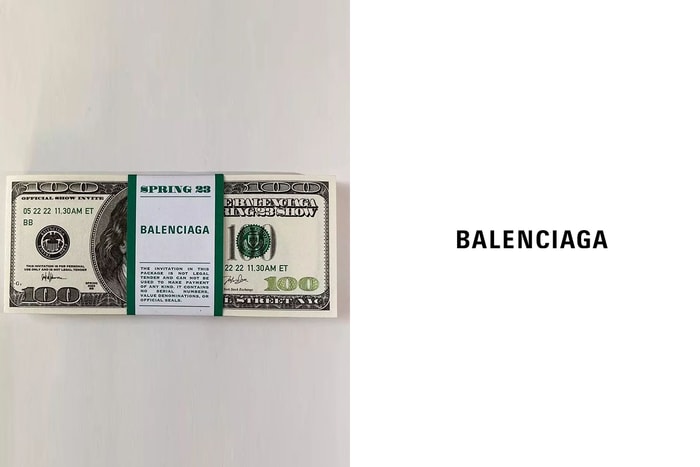 話題滿點：Balenciaga 2023 春夏大秀，邀請函竟是一大疊百元美金？