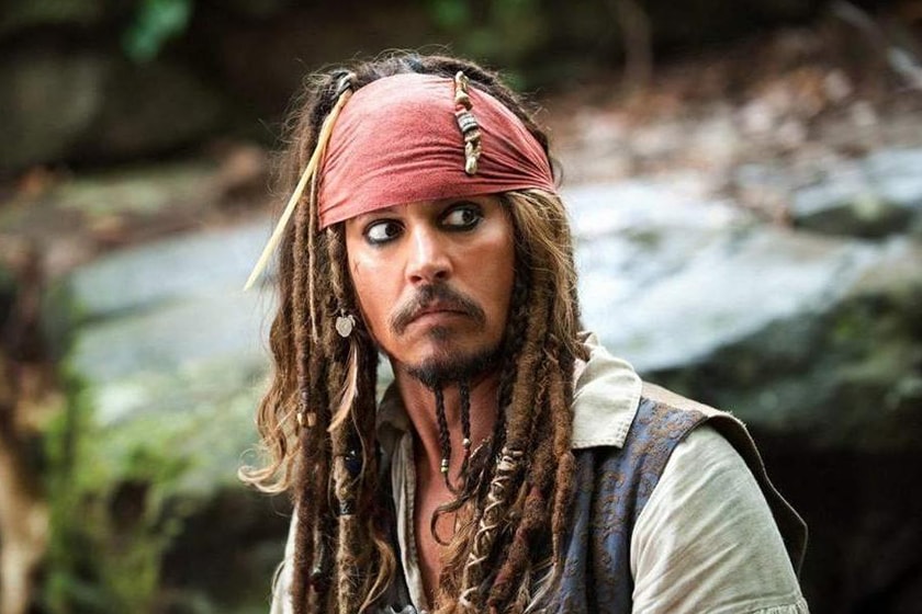 Johnny Depp Captain Jack Sparrow in 'Pirates'  Disney franchise