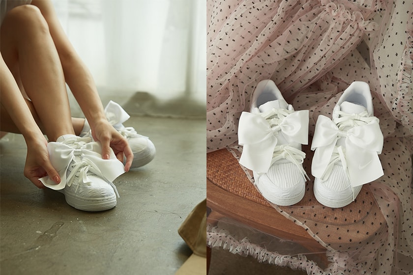 Nike Air Force 1 07 LX Bow white sneakers