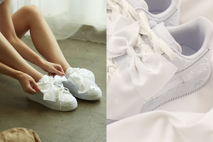 Nike Air Force 1 07 LX Bow white sneakers