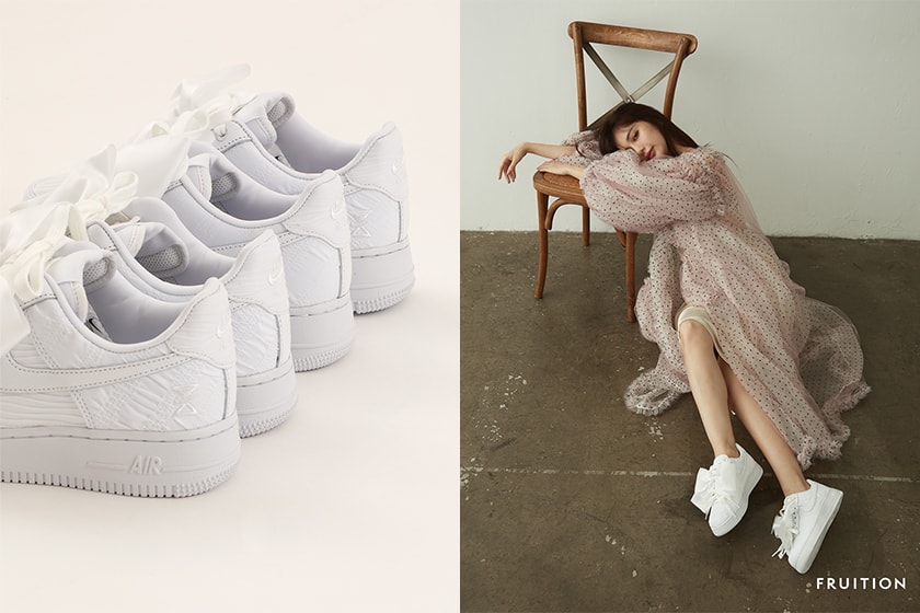 Nike Air Force 1 07 LX Bow white sneakers