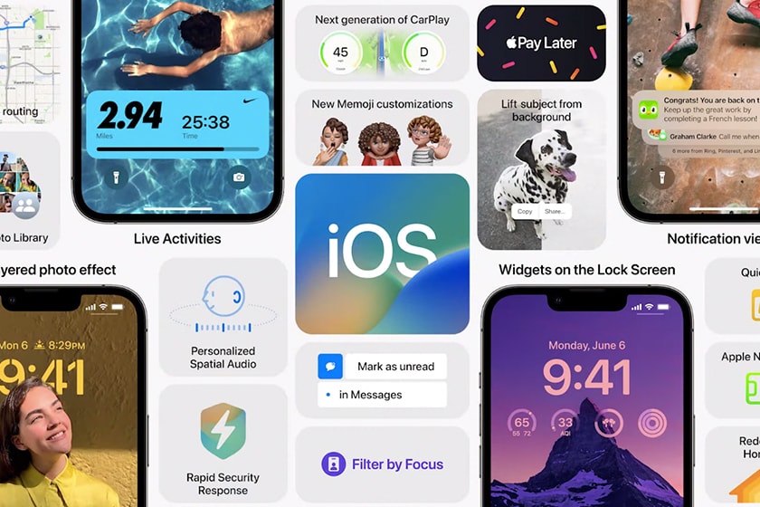 Apple WWDC 2022 iOS 16 New function