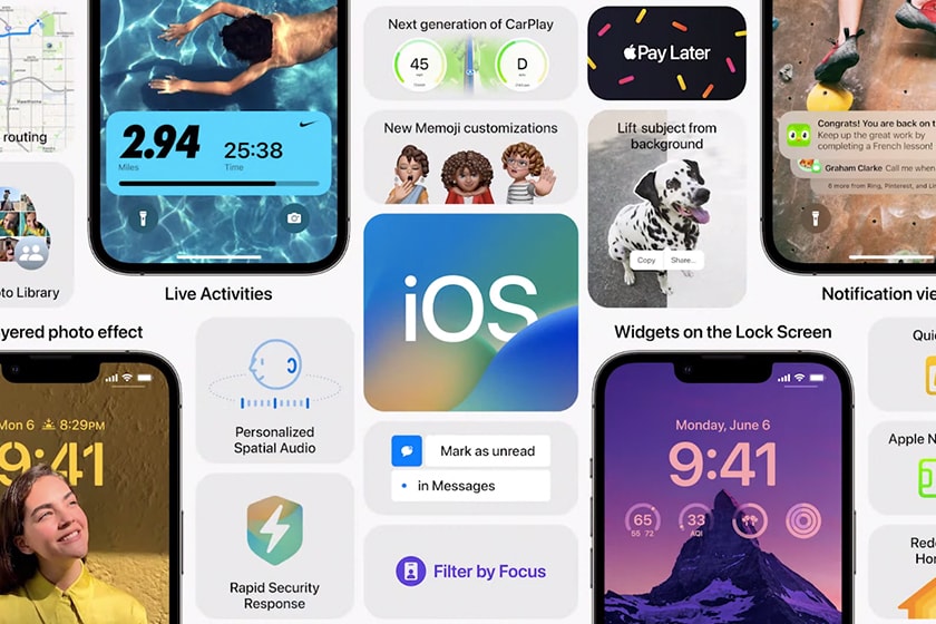 Apple WWDC 2022 iOS 16 New function