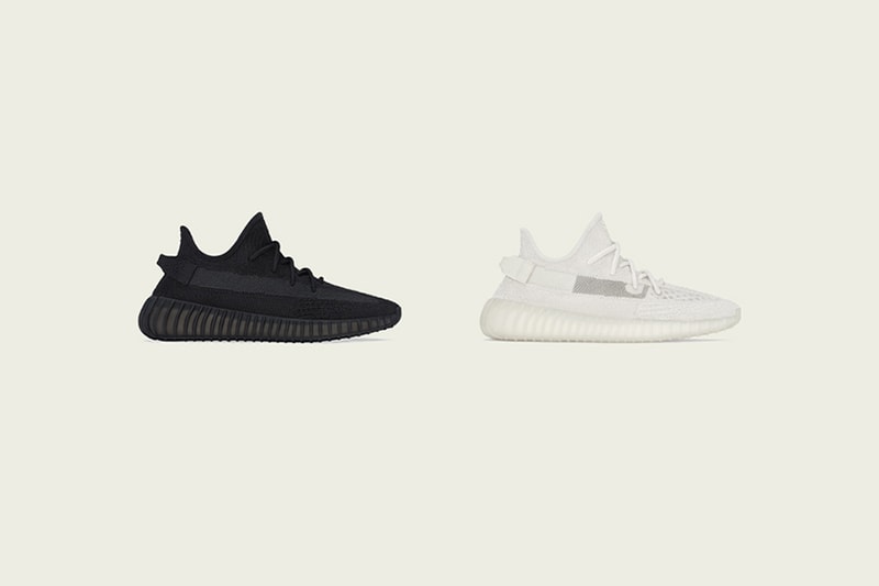 adidas YEEZY BOOST 350 V2 ONYX BONE 2022 summer white black color