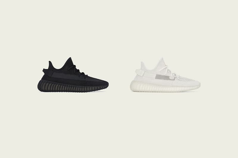 adidas YEEZY BOOST 350 V2 ONYX BONE 2022 summer white black color