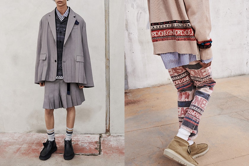 sacai 2023 spring Summer men women Chitose Abe sacai x Clarks collaboration