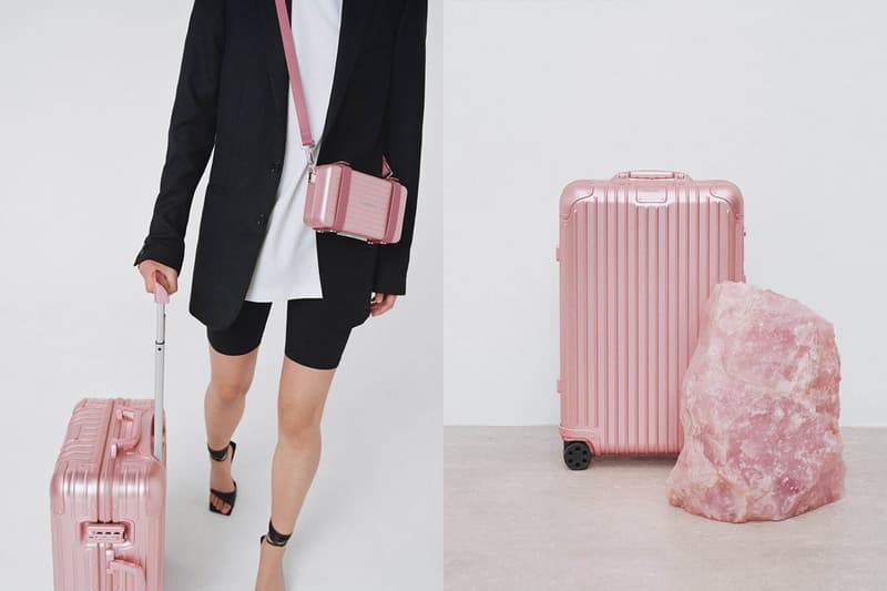 Rimowa New Color Capsule Collection Rose Quartz 2022