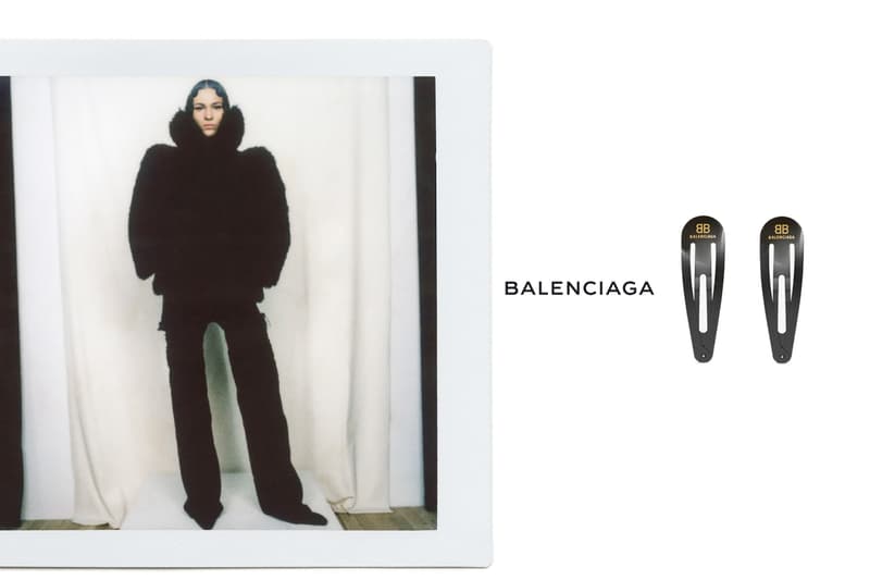 balenciaga XXL Hair Clip Fall Lookbook set