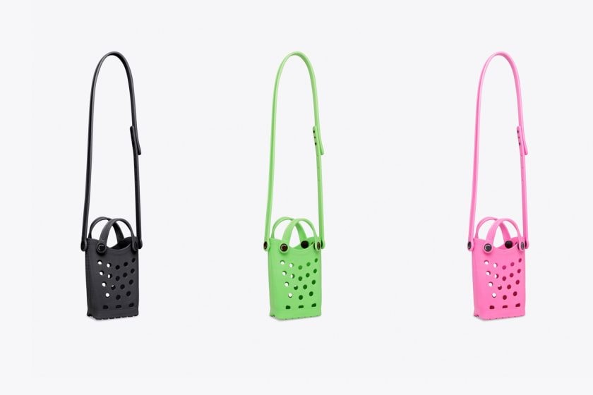 balenciaga crocs tote bag phone holder strap 2022