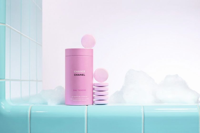 CHANEL Chance Eau Tendre bath limited pink bubble bomb 2022 comeback