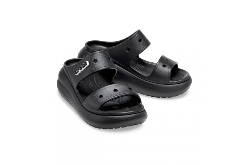 crocs crush sandal 2022 new white black violet summer
