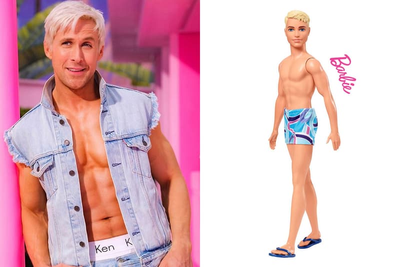 Ryan gosling barbie ken first look film photos