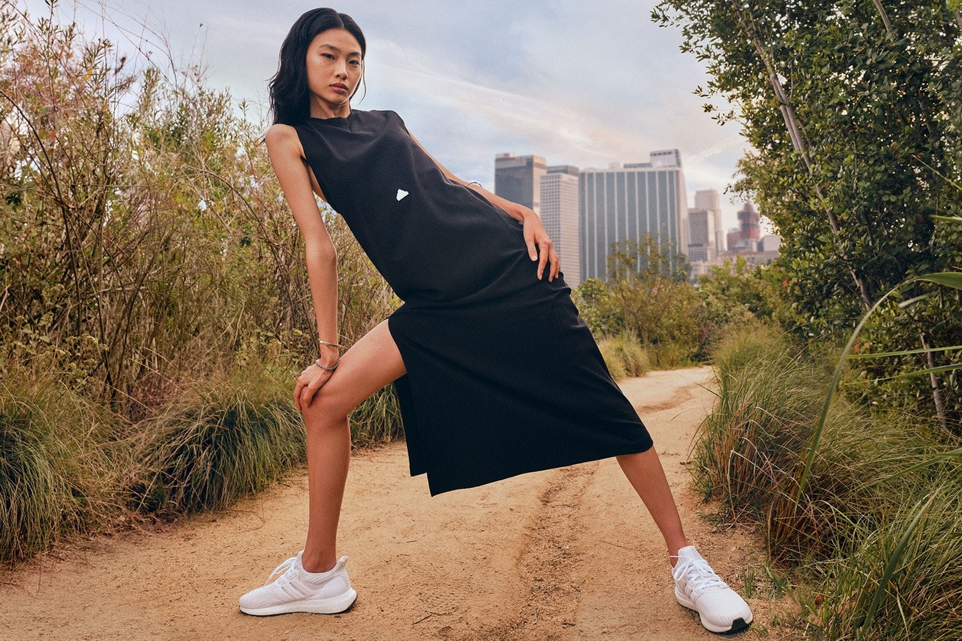 Adidas sportswear capsule campaign hoyeon jung collection release