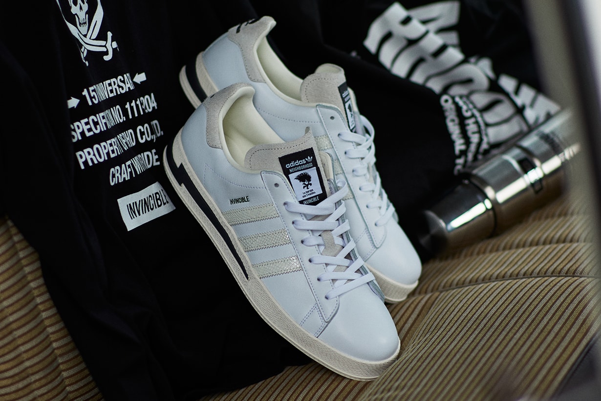 invincible neighborhood adidas campus collabration 22 ss tee limited when release price