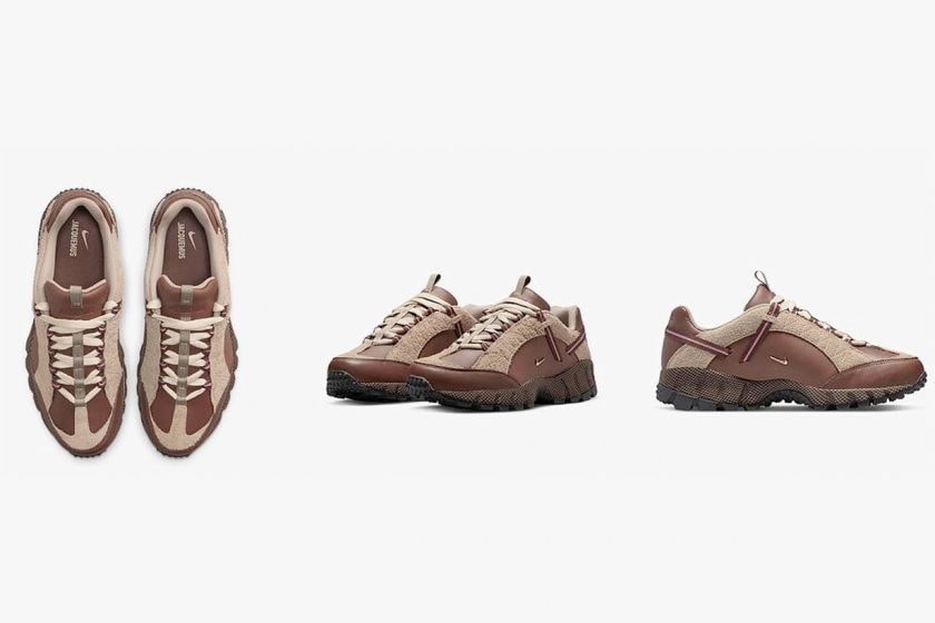 jacquemus nike sneakers detail release date humara acg color 2022 june