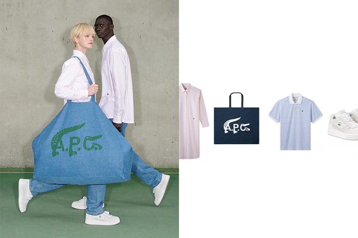 法式經典的相遇:Lacoste 小鱷魚躍上 A.P.C logo 帶來的中性休閒!