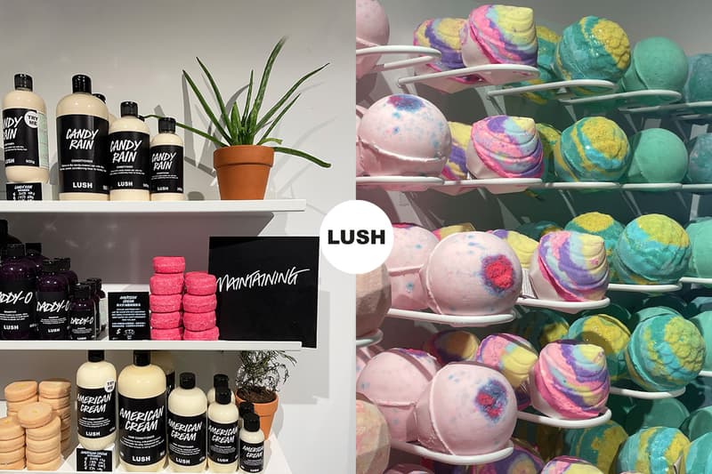 lush taiwan open q square list fragrance bath bomb karma tiger fresh mask