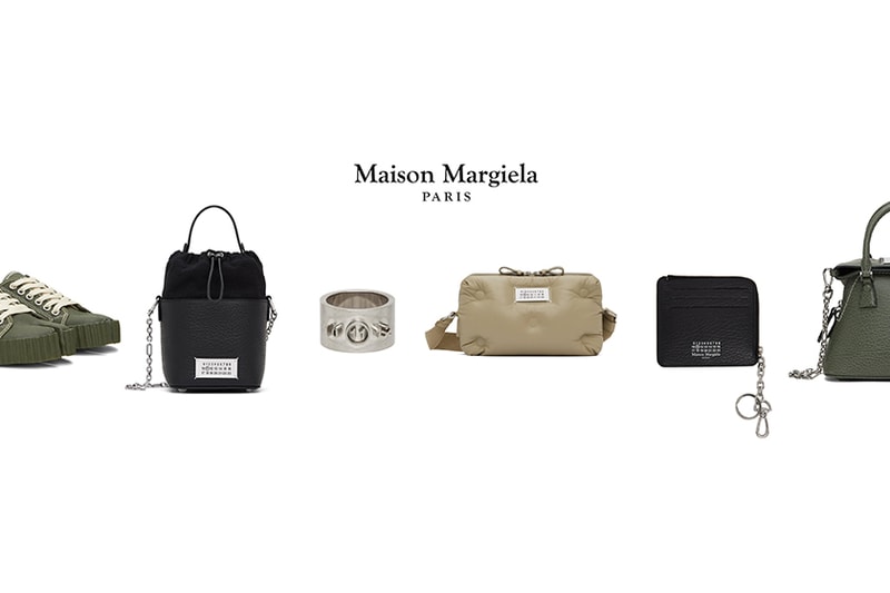 SSENSE 40 off sale Maison Margiela Chain Wallet Tabi Loafer 5AC Bag
