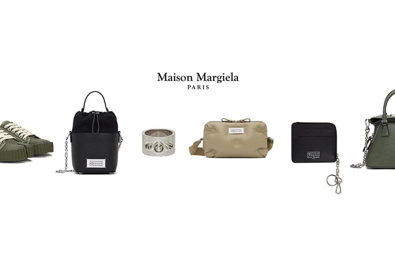 SSENSE 40 off sale Maison Margiela Chain Wallet Tabi Loafer 5AC Bag