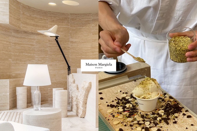 Maison Margiela Café first china open ice cream dessert where