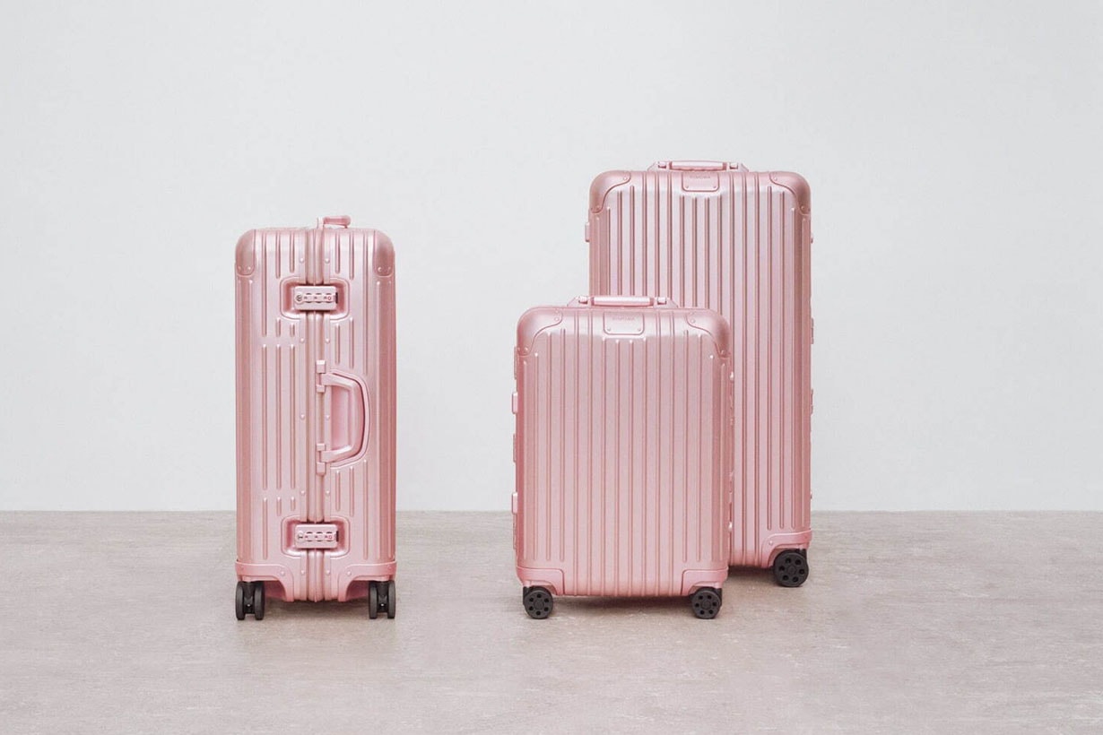 Rimowa New Color Capsule Collection Rose Quartz 2022