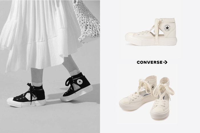 每天挑雙襪子:時髦女生請注意,Converse 簍空綁帶鞋初登場!