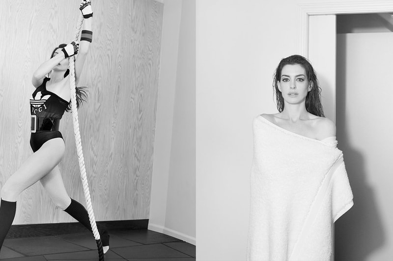 anne hathaway cover summer 2022 Gucci Adidas