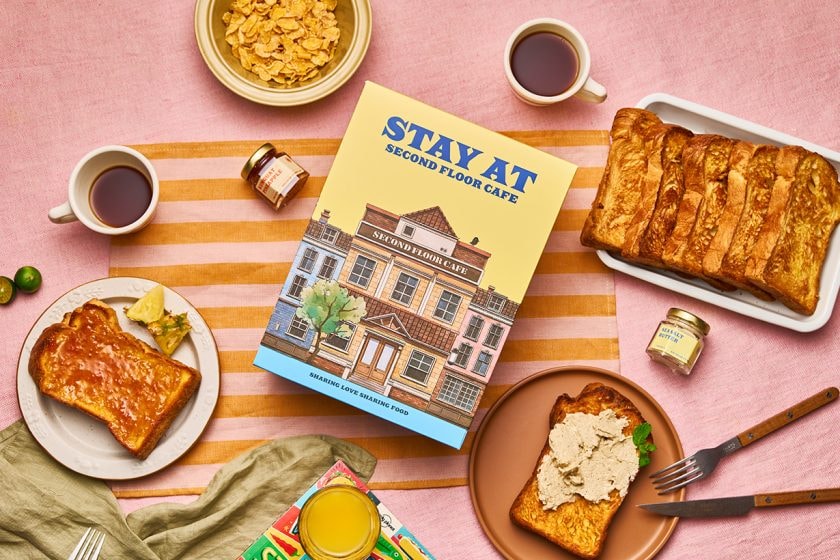 Second floor cafe e mall french toast Ninao Gelato frozen home