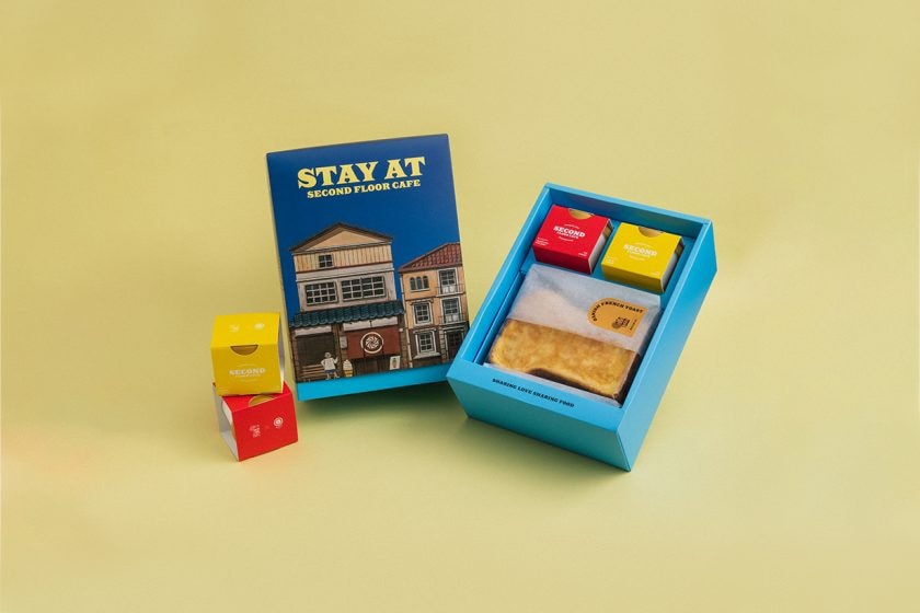 Second floor cafe e mall french toast Ninao Gelato frozen home