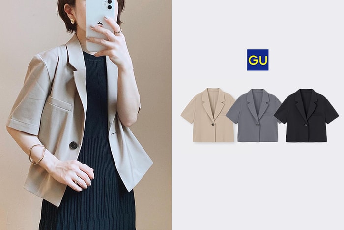 日本完售：GU 這件短版西裝外套被指穿出超越價錢的高級質感！