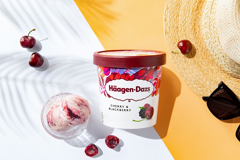 Haagen-Dazs Strawberry Watermelon Ice Cream 2022 summer