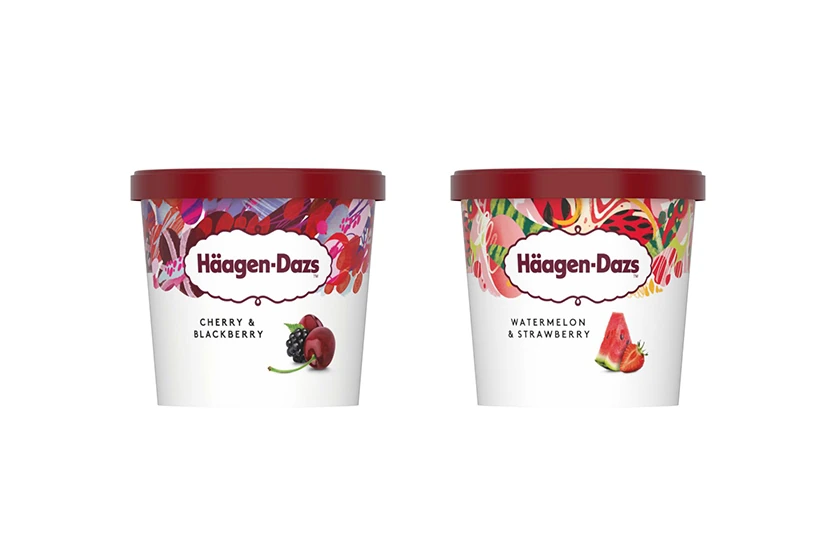 Haagen-Dazs Strawberry Watermelon Ice Cream 2022 summer