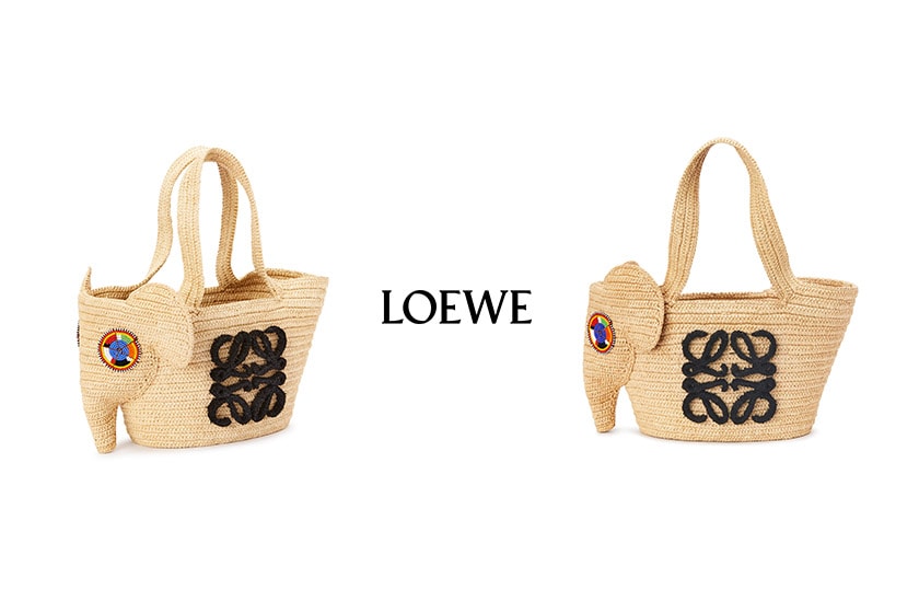 Loewe x Knot On My Planet Samburu Trust Handbags Elephant Crisis Fund