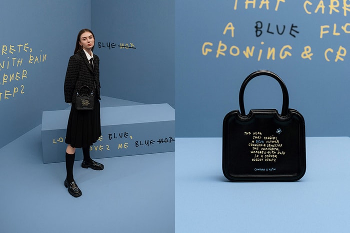 詩意手寫文字與藍色雛菊:Charles & Keith 合作 Coco Capitán 聯名系列太美!