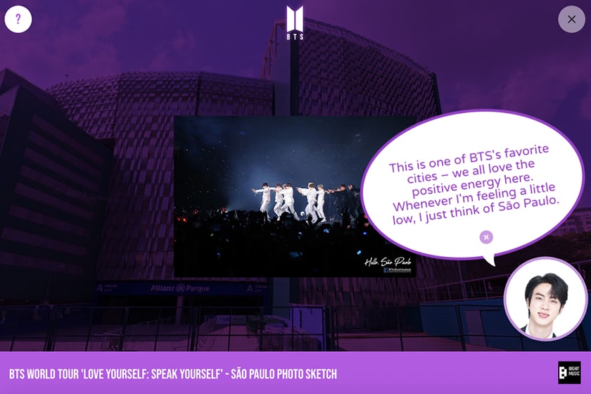 BTS Google experiment Street View Tour Art Gallery BTS Google experiment Street View Tour Art Gallery