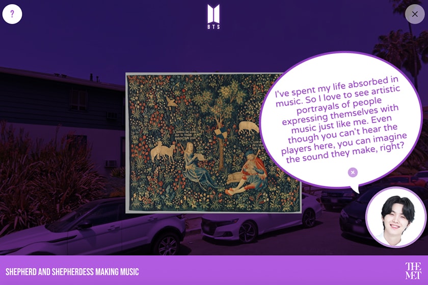BTS Google experiment Street View Tour Art Gallery
