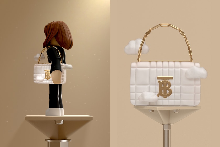 Burberry Roblox virtual handbags collection Lola bag